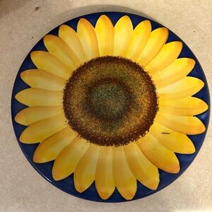 Sunflower Decorative Plate